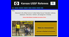 Desktop Screenshot of kansasreferee.org
